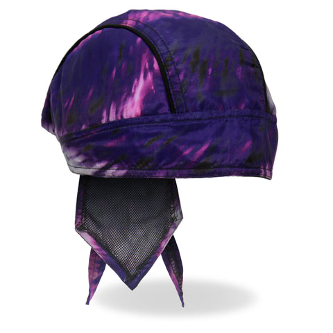 Hot Leathers Purple Tie-Dye 2 Lightweight Headwrap HWH1118
