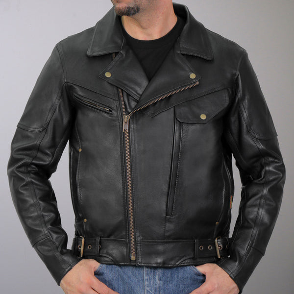 ジャケット・アウター LIDNM DOUBLE CLOTH MOTORCYCLE COAL LIDNM（リドム）の「DOUBLE CLOTH MORTORCYCLE（ステンカラー