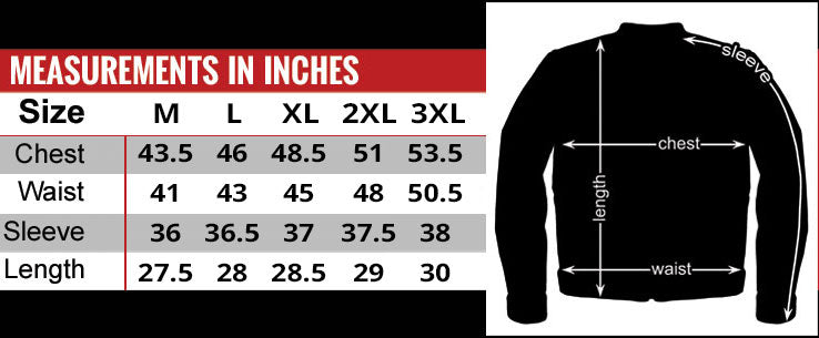 Hot Leathers JKM1025 Mens Black Biker Armored Nylon Mesh Motorcycle Jacket with Reflective Piping and Concealed Carry Pocket