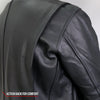 Hot Leathers JKM1027 Men’s Black ‘Carry and Conceal’ Leather Motorcycle Biker Jacket