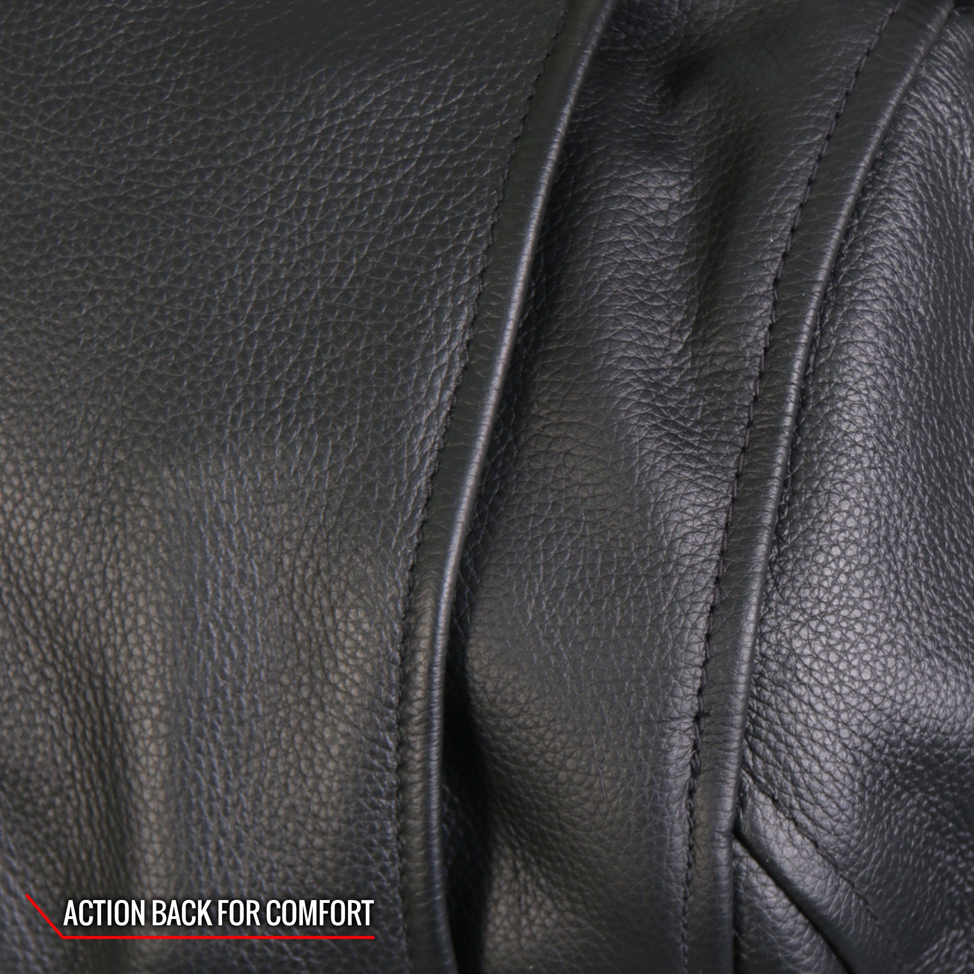 Hot Leathers JKM2001 Mens Black Skull And Crossbones' Motorcycle Leather Biker Jacket