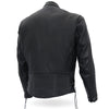 Hot Leathers JKM5002 Men's USA Made Vented Premium Leather Motorcycle Biker Jacket with Side Lace