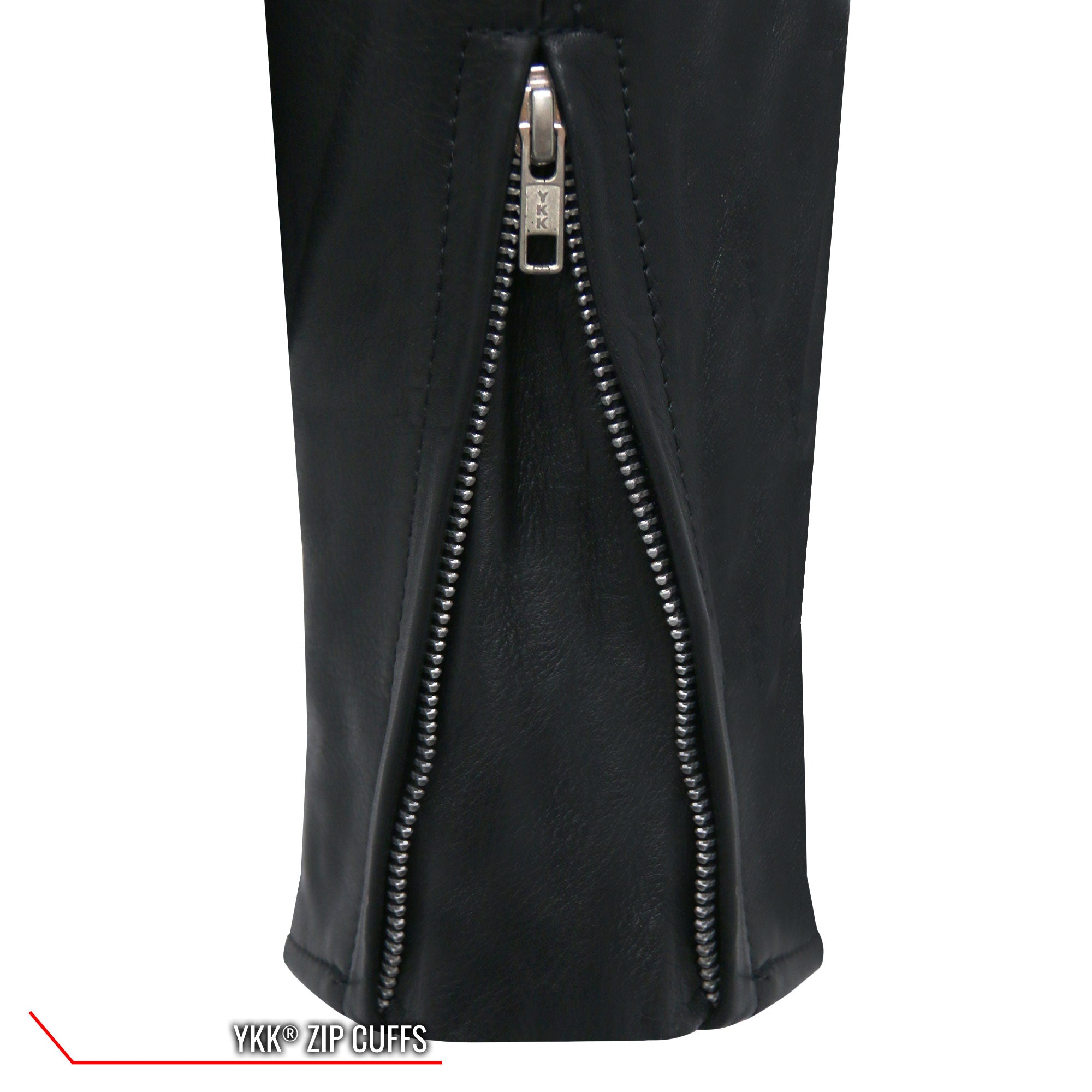 Hot Leathers JKM5009 Men's USA Made Black Premium Leather