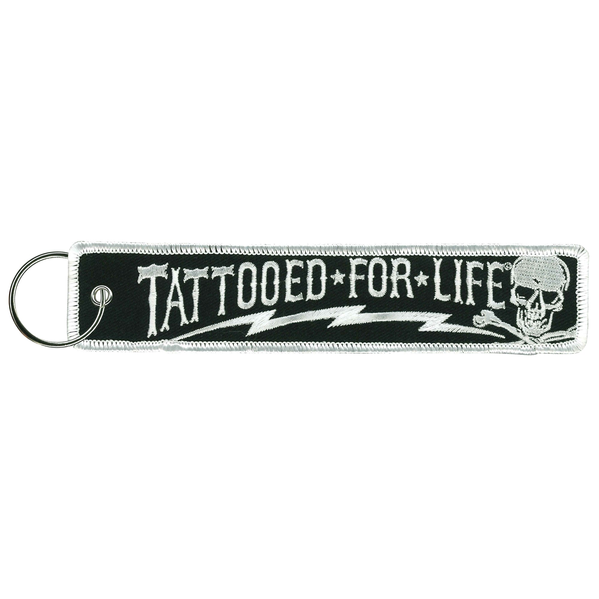 Hot Leathers Tattooed For Life Key Chain Fob