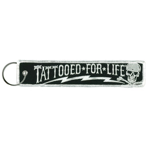 Hot Leathers Tattooed For Life Key Chain Fob
