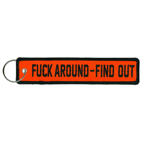 Hot Leathers F*** Around Find Out Key Chain Fob