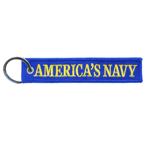 Hot Leathers U.S. Navy America's Navy Key Chain Fob