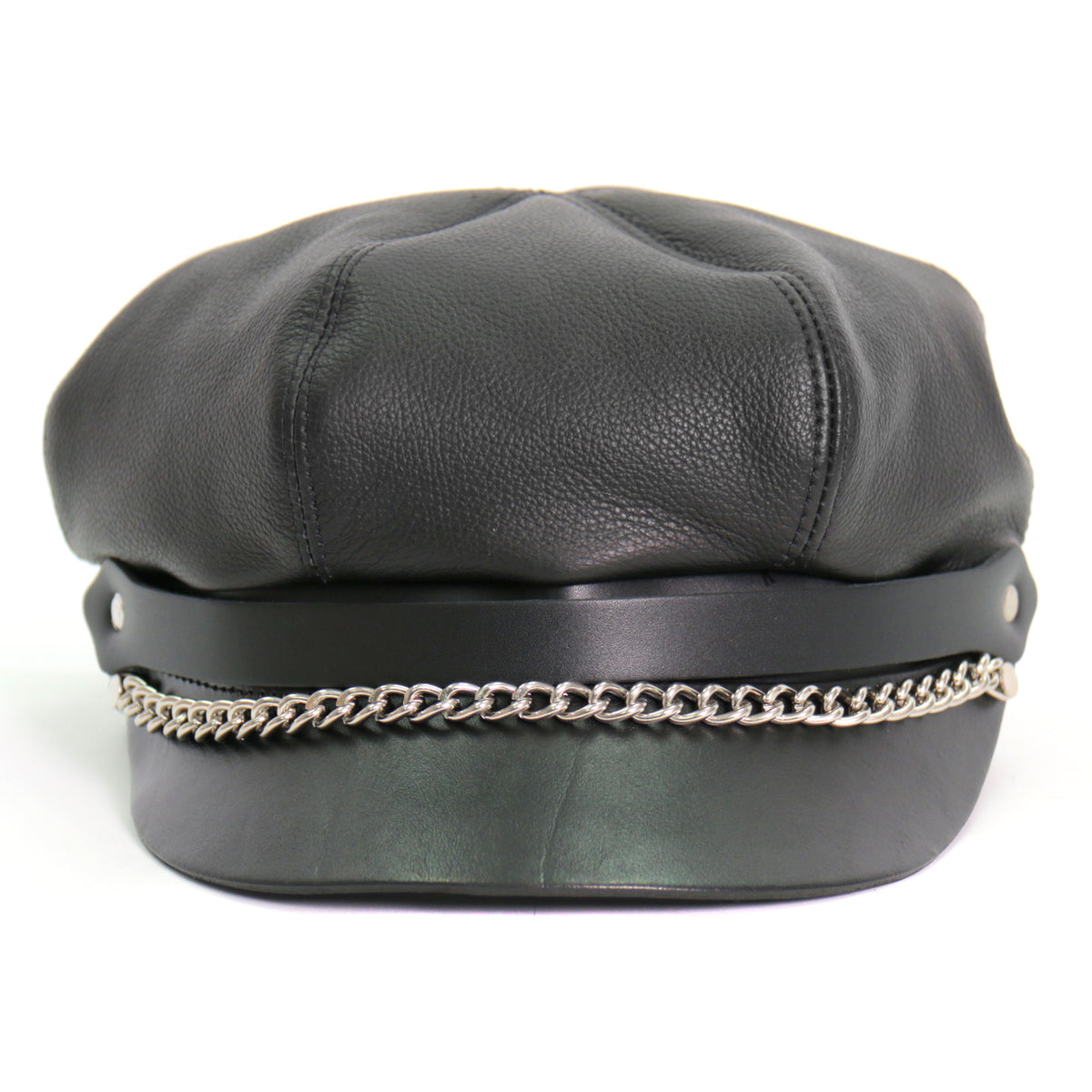Hot Leathers Leather Section Pie Top Cap