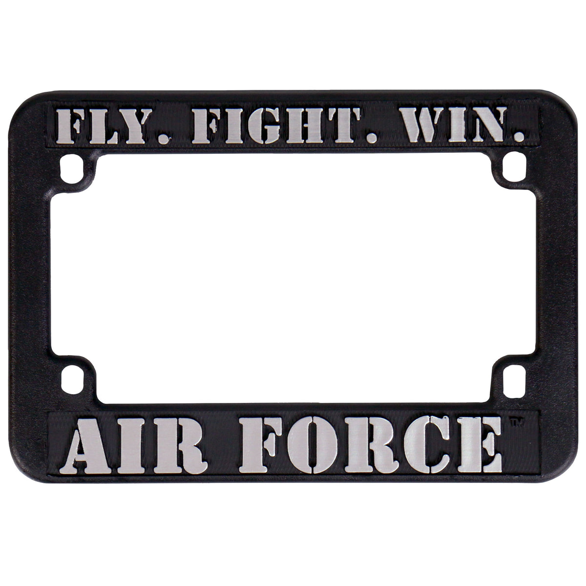 Hot Leathers Fly. Fight. Win. Air Force License Plate Frame