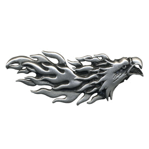 Hot Leathers Eagle and Flames Pin