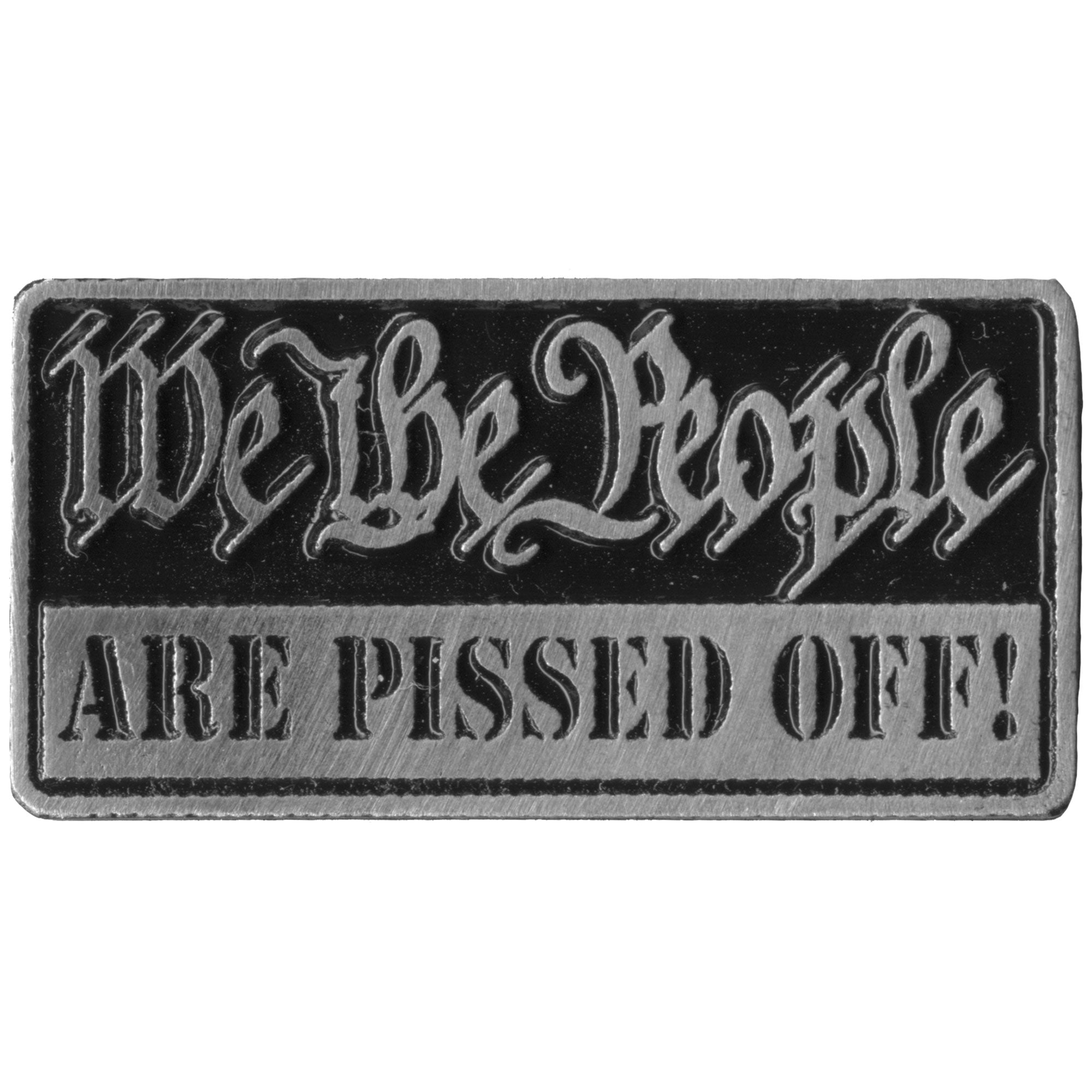 Hot Leathers We The People Are Pissed Off Pin