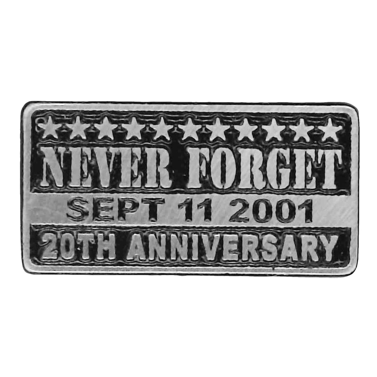 Hot Leathers 9-11 Never Forget Pin