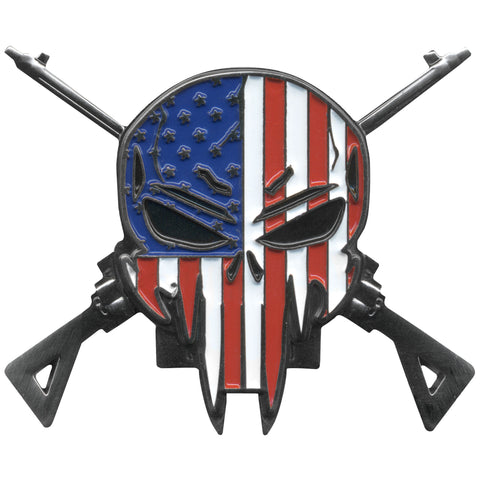 Hot Leathers Sniper Skull Cross Pin