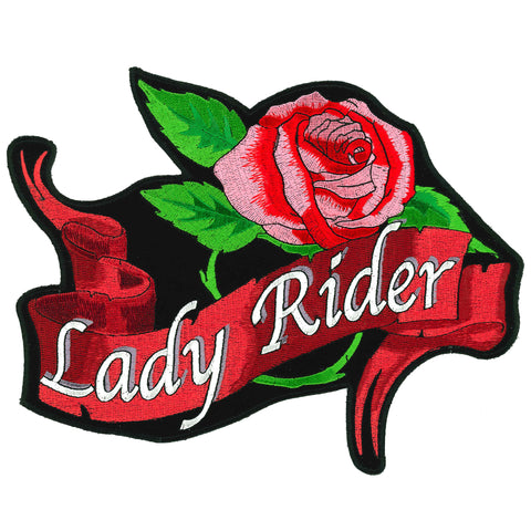 Hot Leathers Lady Rider 9" Patch