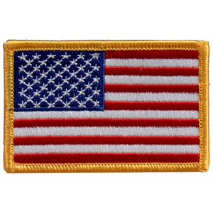 Hot Leathers PPA1221 American Flag Patch 3" x 2"