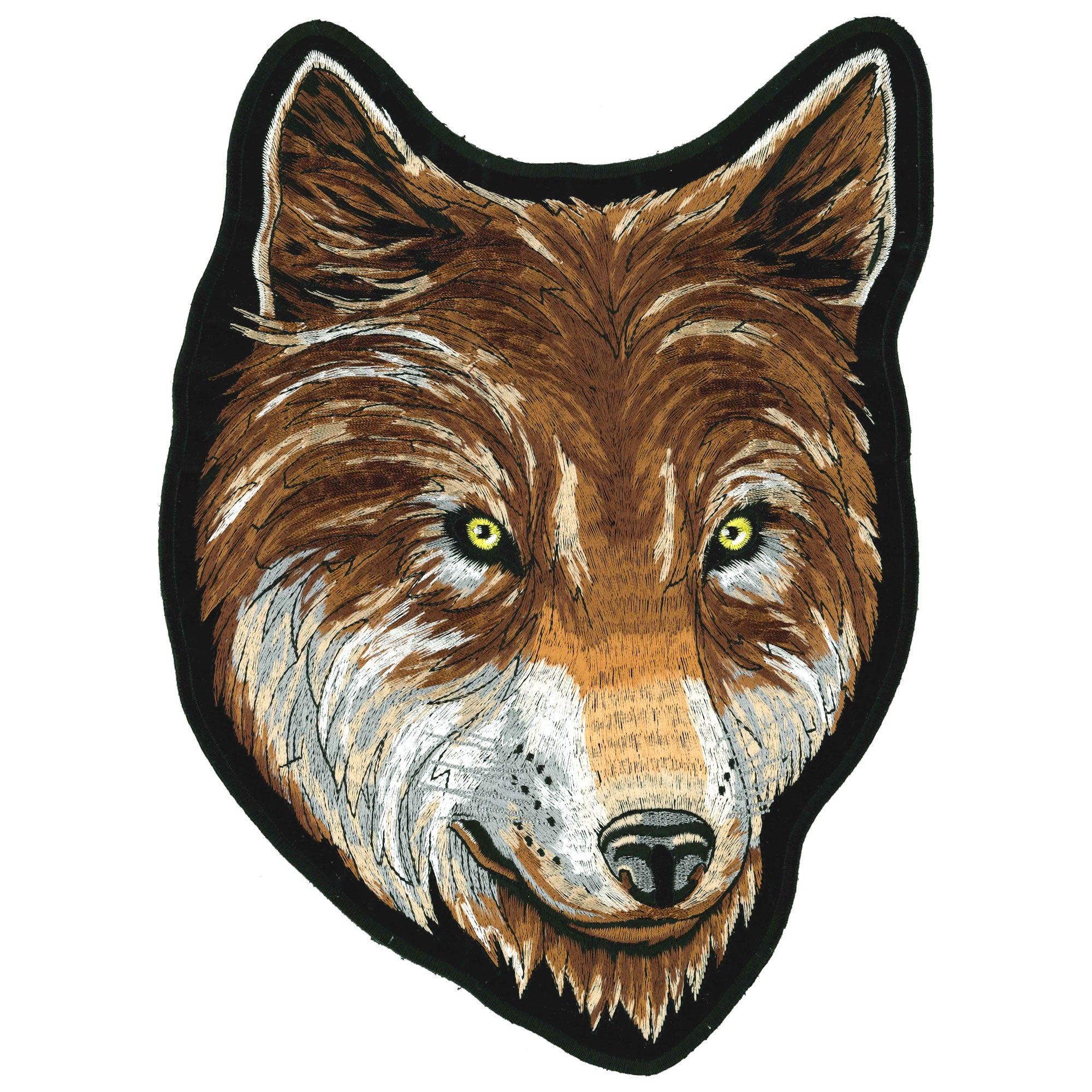 Hot Leathers Wolf 11" Patch