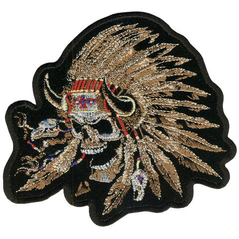 PATCH INDIAN SKULL 5"