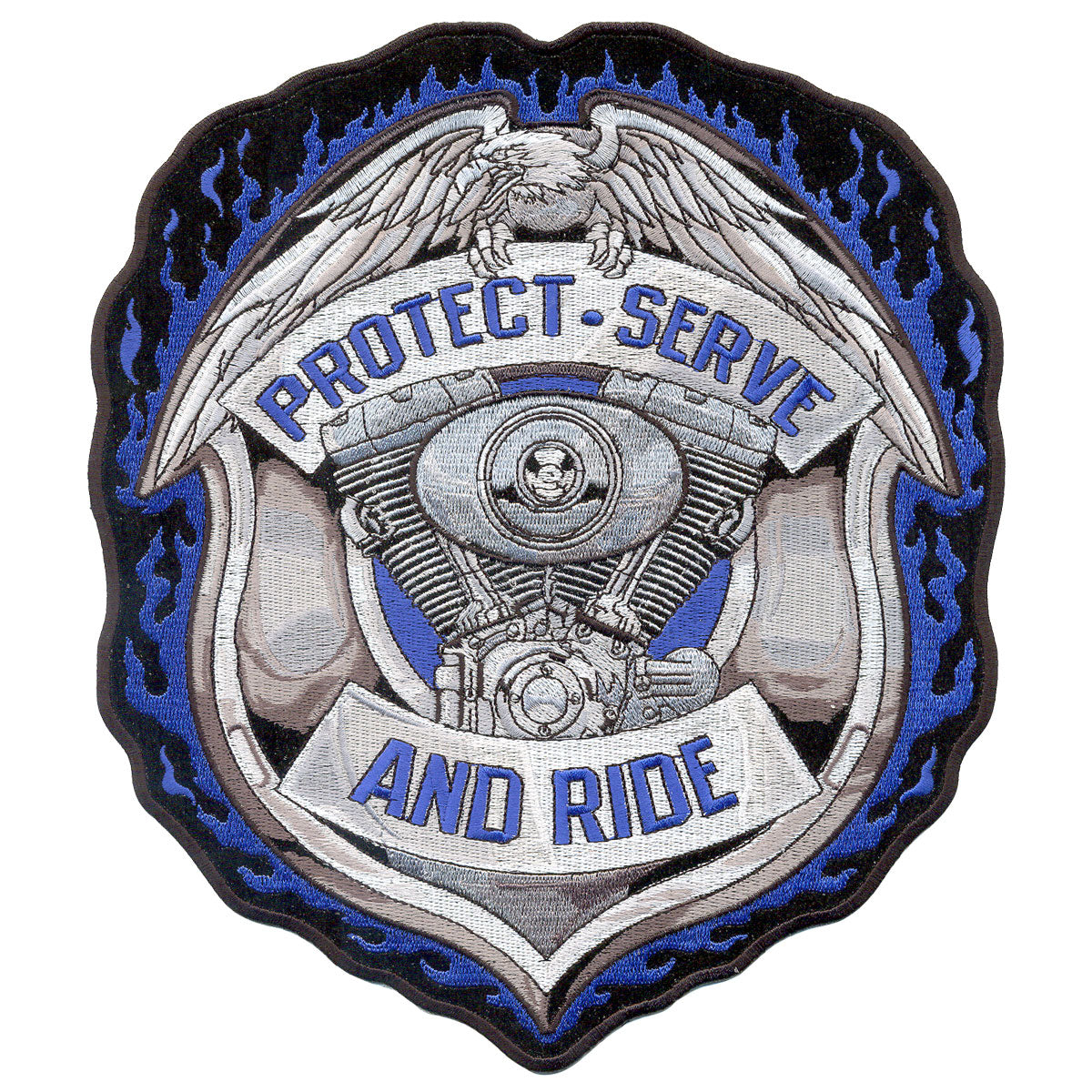 Hot Leathers Protect and Serve Patch 5" X "5