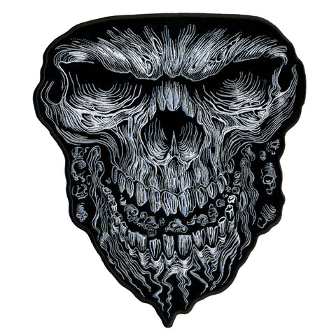 PATCH GIANT SKULL 10"