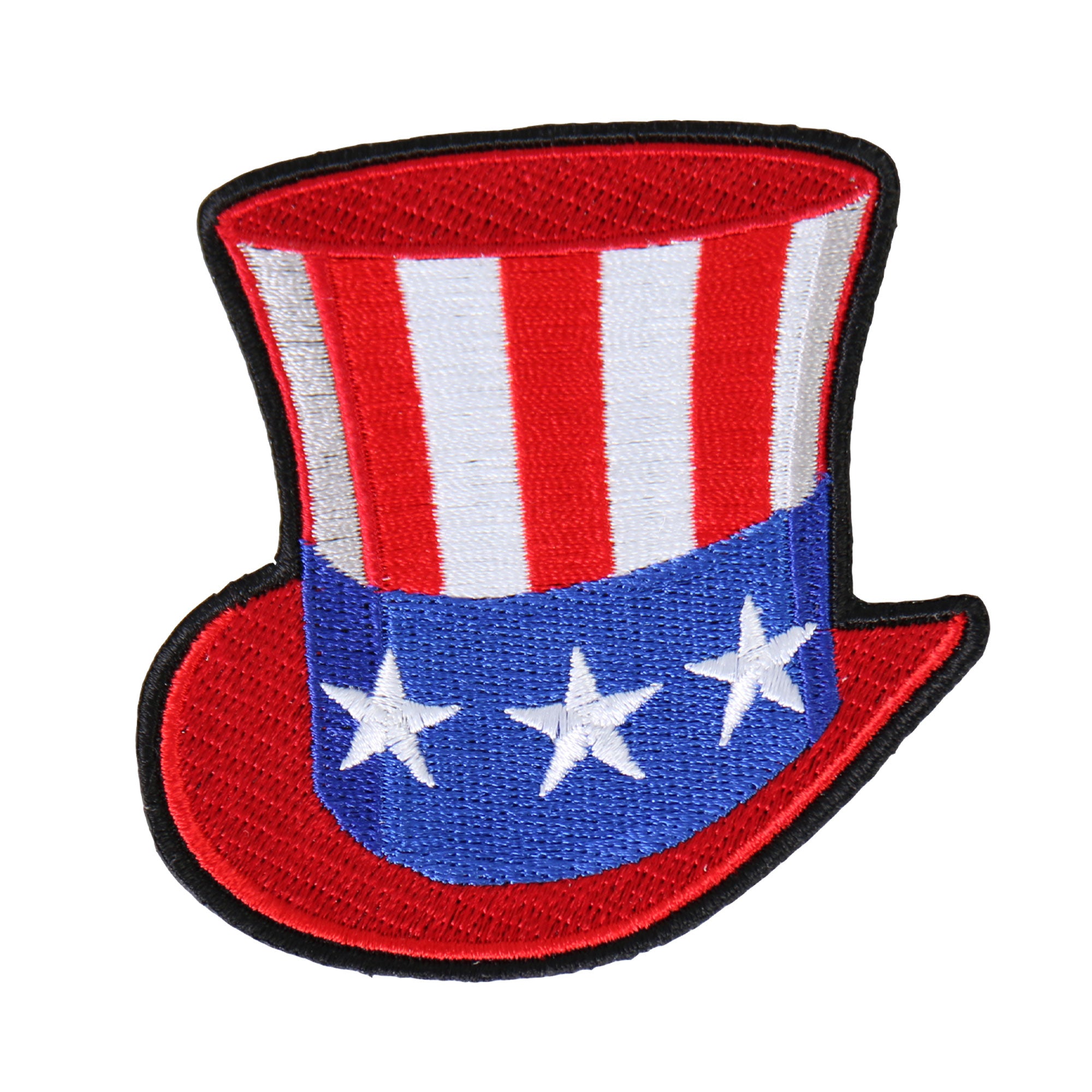Hot Leathers Uncle Sam Hat 3" Patch