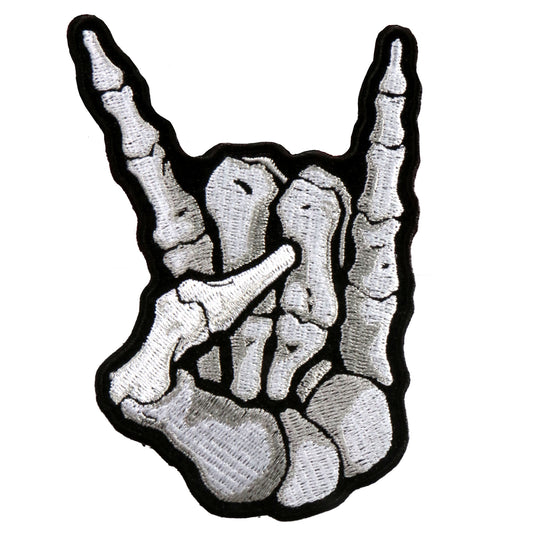 PATCH SKELETON DEVIL HORNS 3"
