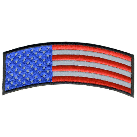 Hot Leathers Reflective American Flag