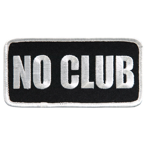 Hot Leathers 4" No Club Patch