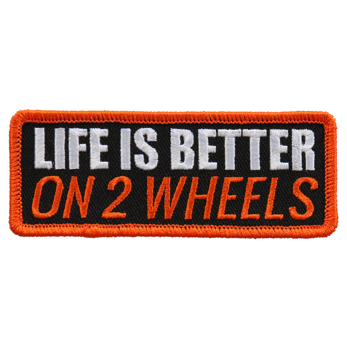 Hot Leathers PPL9556 Life Is Better On 2 4"x2" Patch