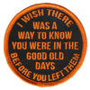 Hot Leathers Good Old Days 3" X 3" Patch