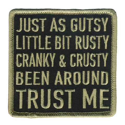 Hot Leathers Just As Gutsy 3" X 3" Patch