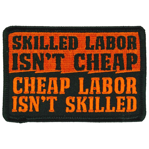 Hot Leathers Skilled Labor 4" X 3" Patch
