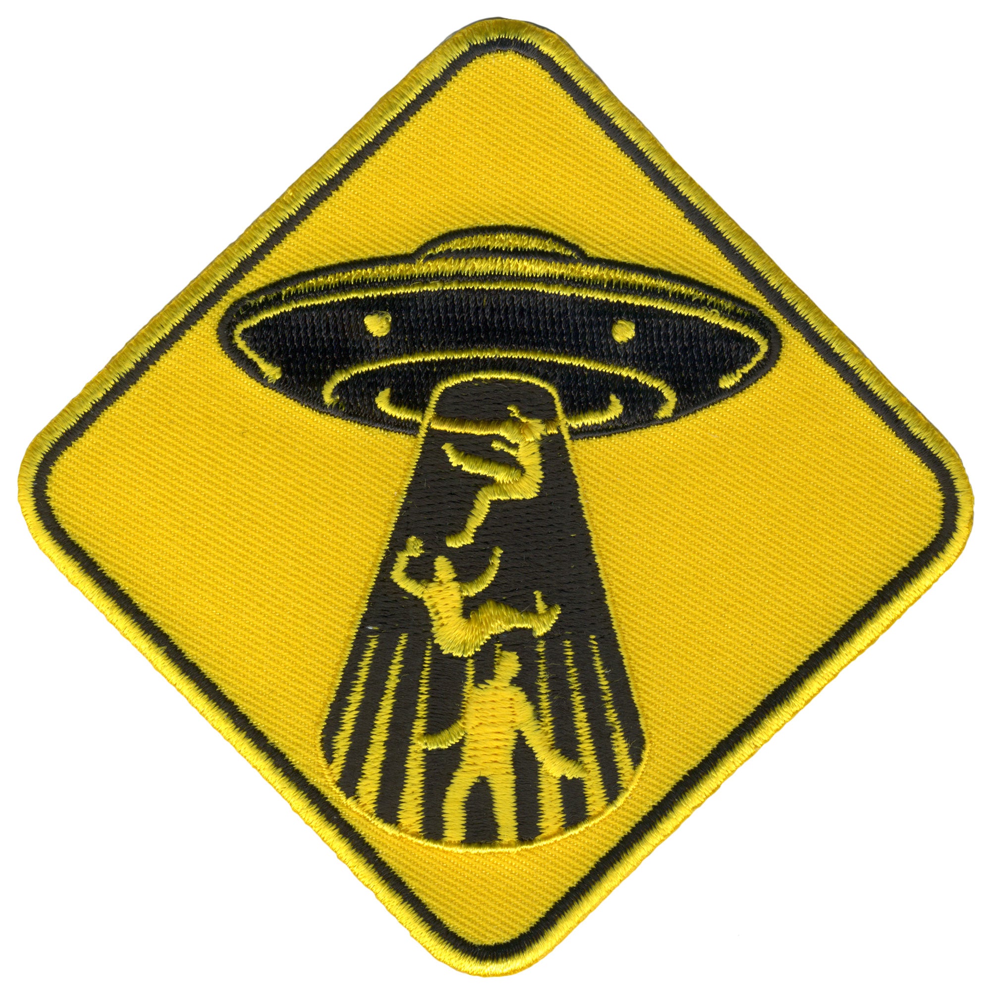 Hot Leathers Beware of Abduction Patch
