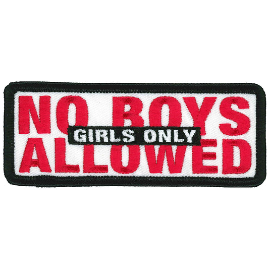 Hot Leathers No Boys Allowed Patch