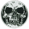 Hot Leathers Skull Circle Patch