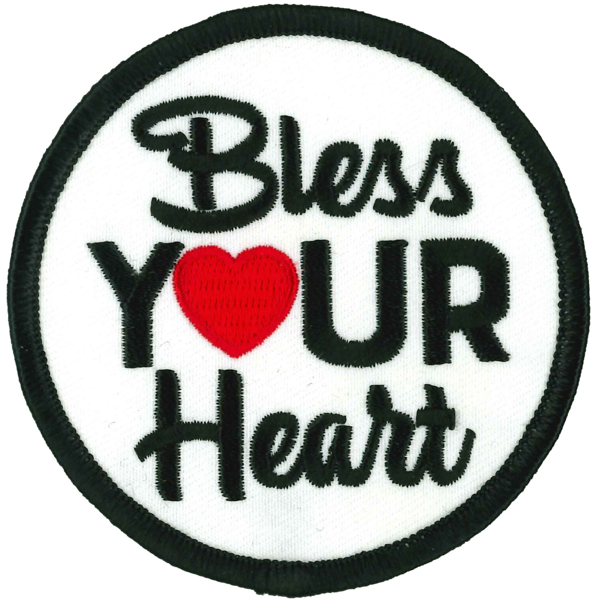 Hot Leathers Bless Your Heart 3" X 3" Patch