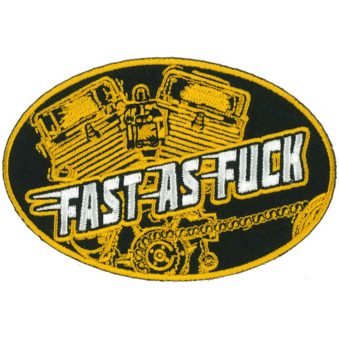 Hot Leathers Fast As Fuck 4" X 2" Patch