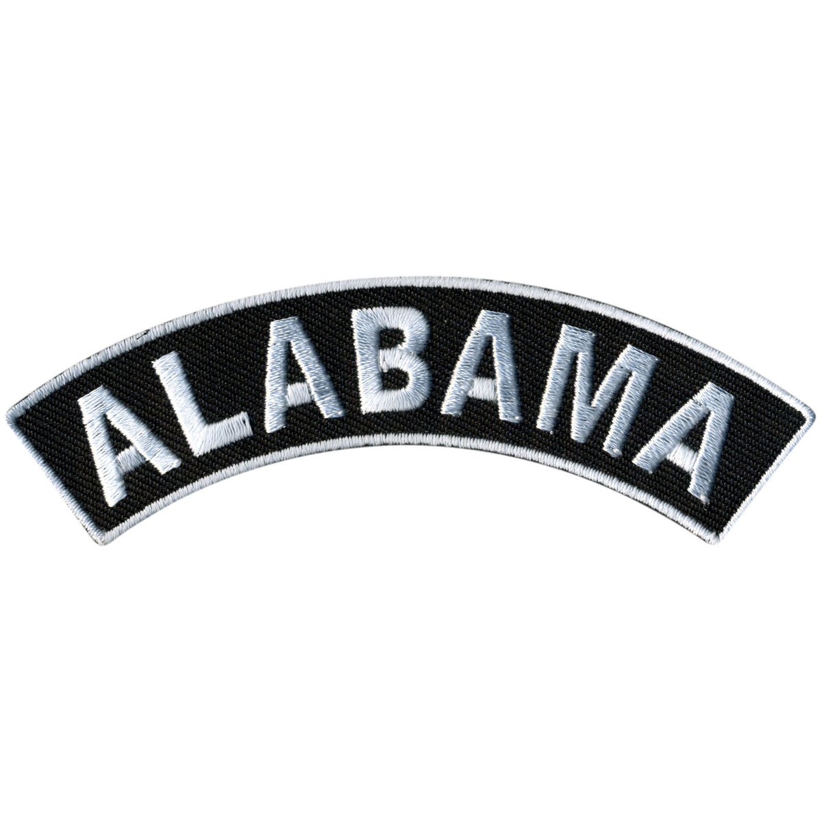 Hot Leathers Alabama 4” X 1” Top Rocker Patch