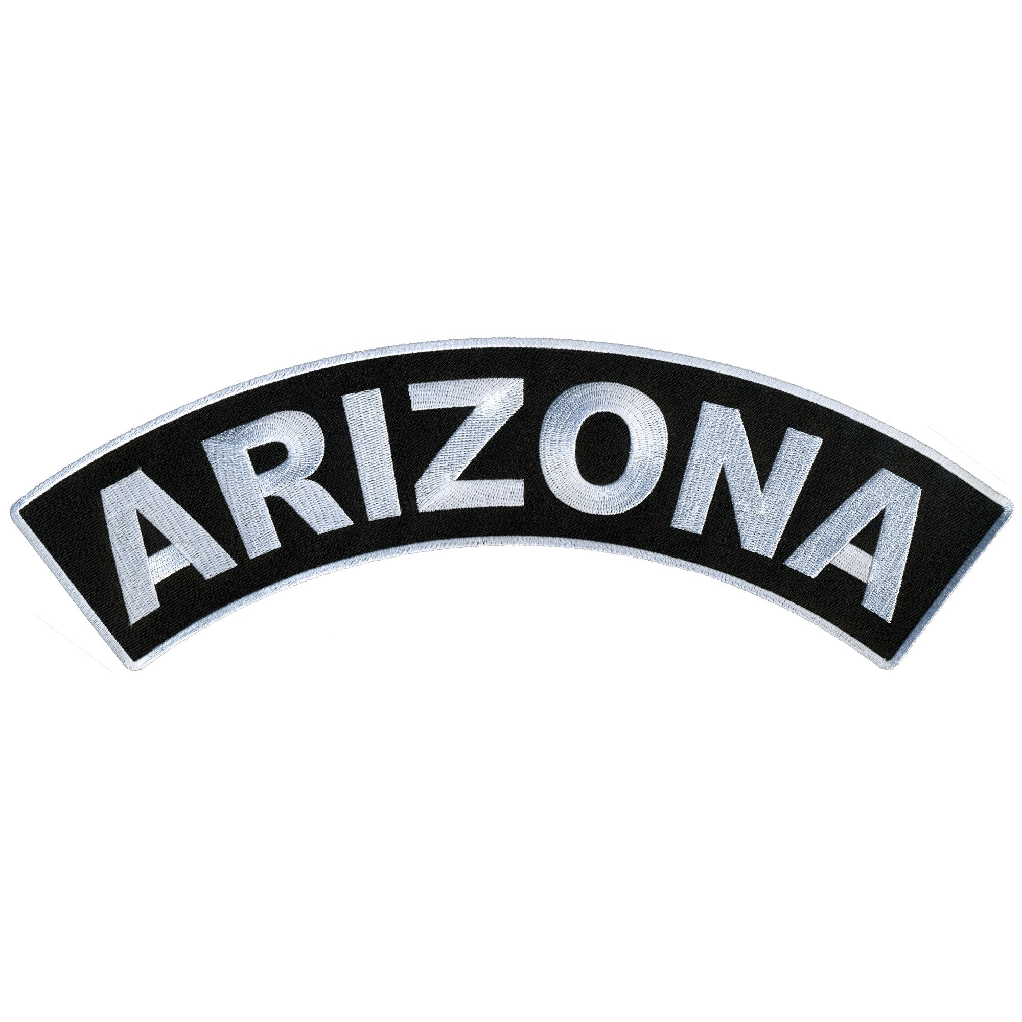 Hot Leathers Arizona 12” X 3” Top Rocker Patch