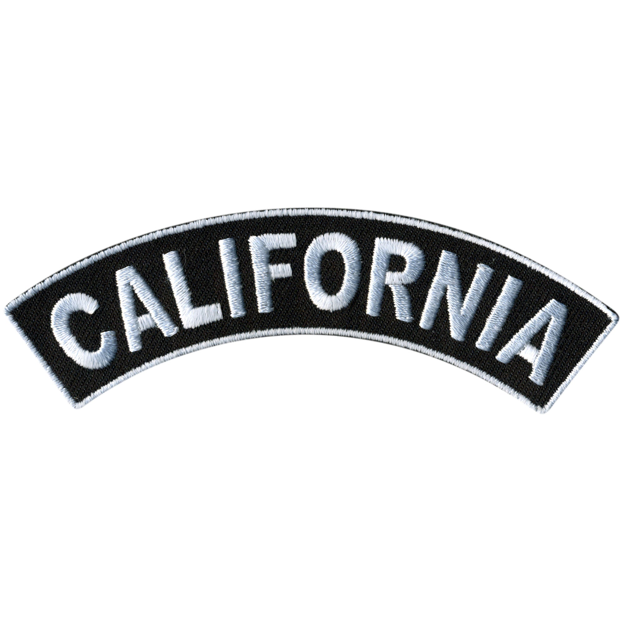 Hot Leathers California 4” X 1” Top Rocker Patch