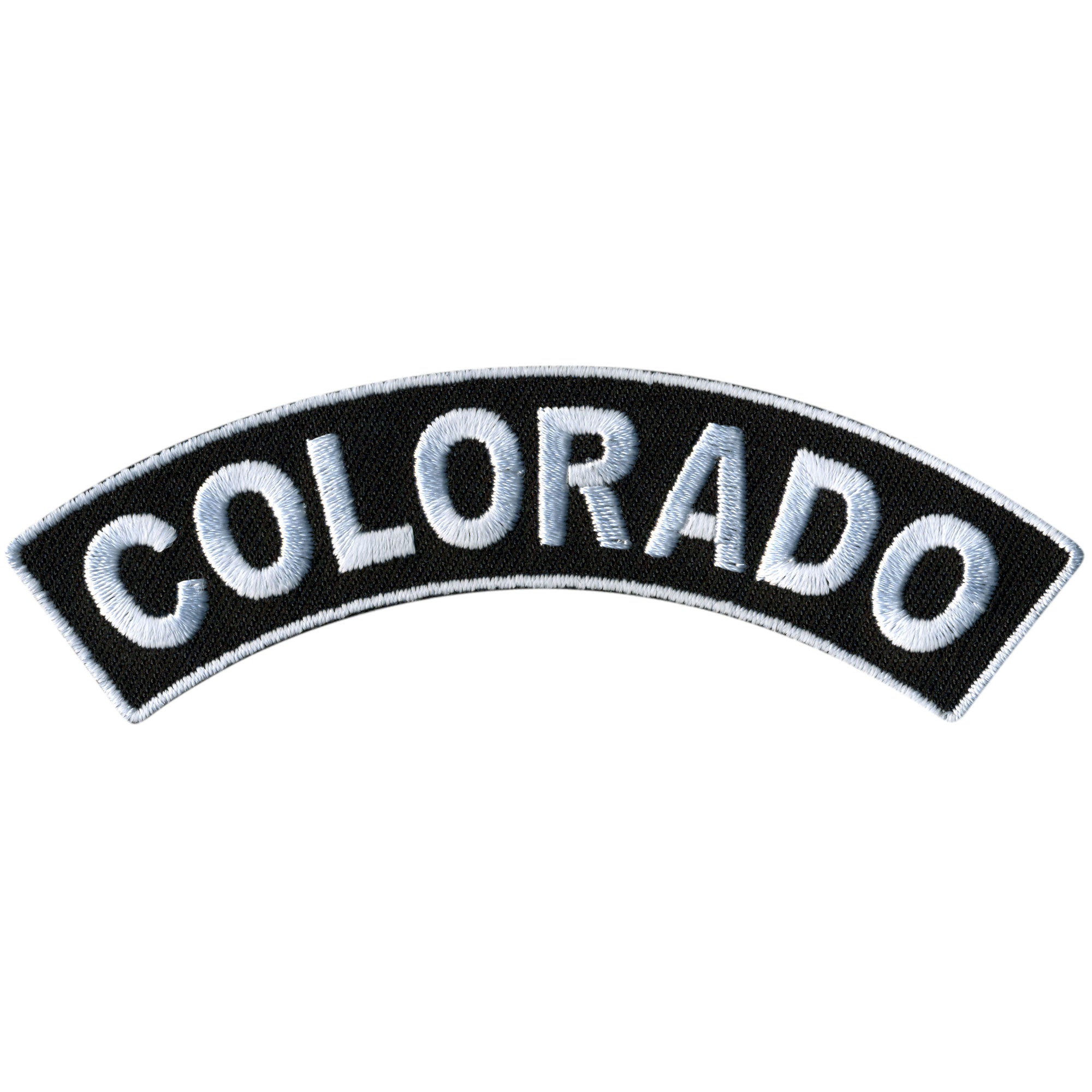Hot Leathers Colorado 4” X 1” Top Rocker Patch