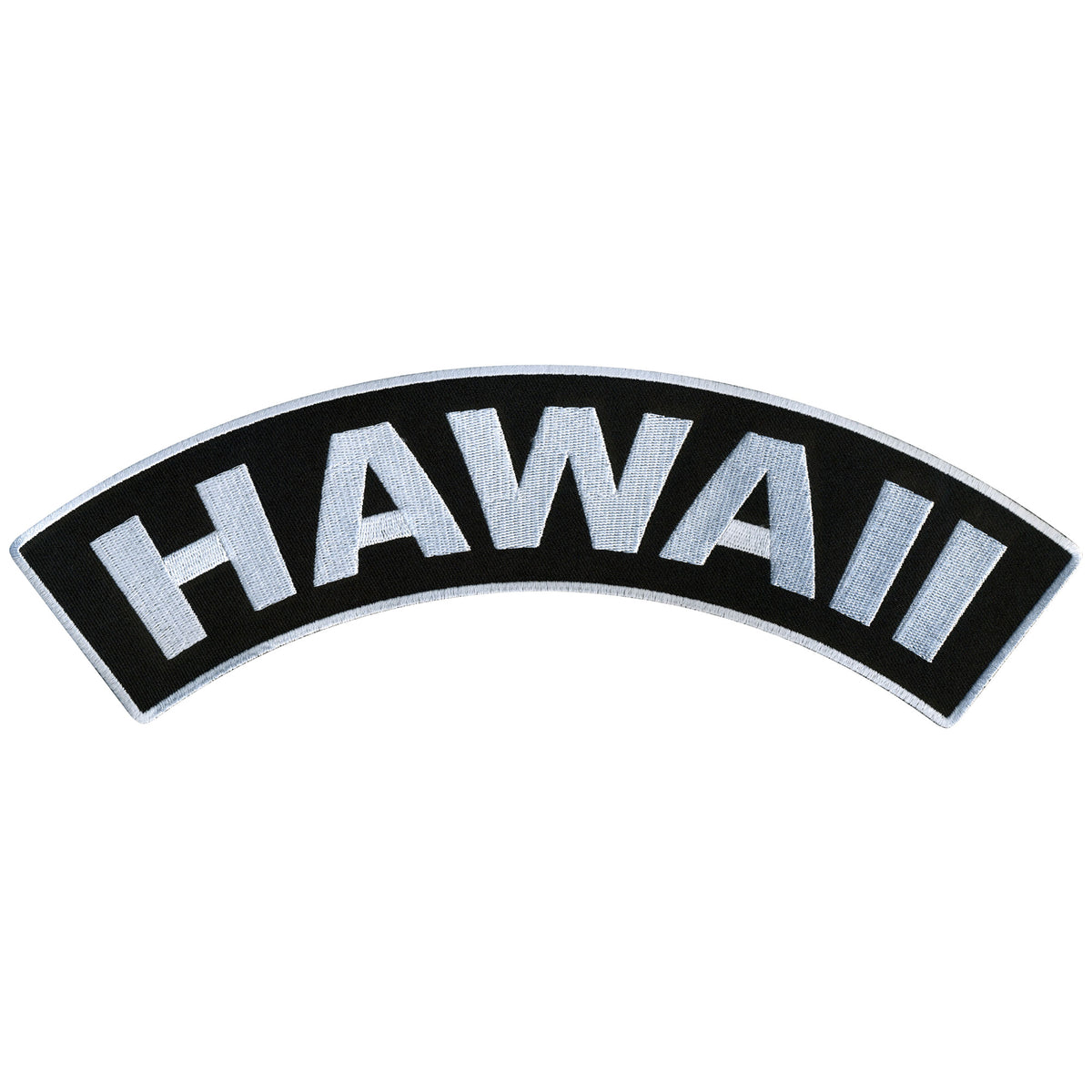Hot Leathers Hawaii 12” X 3” Top Rocker Patch