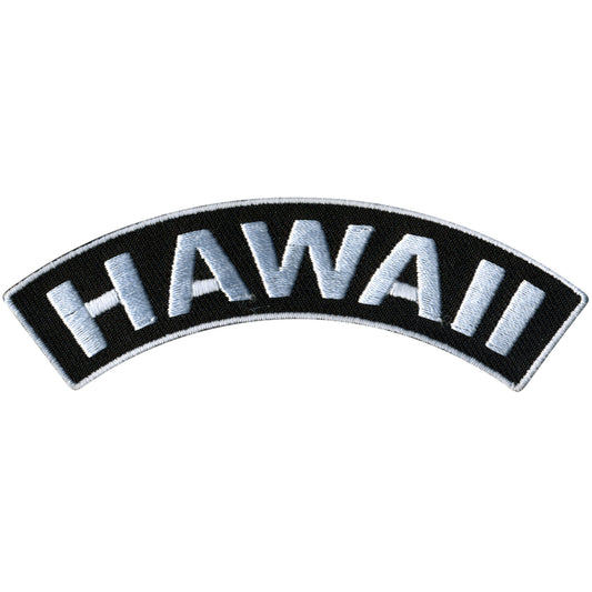 Hot Leathers Hawaii 4” X 1” Top Rocker Patch