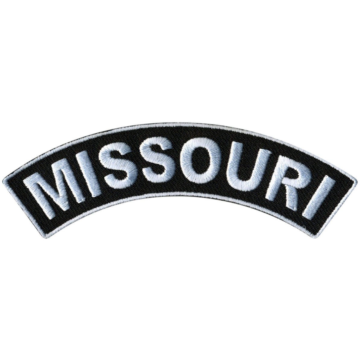 Hot Leathers Missouri 4” X 1” Top Rocker Patch
