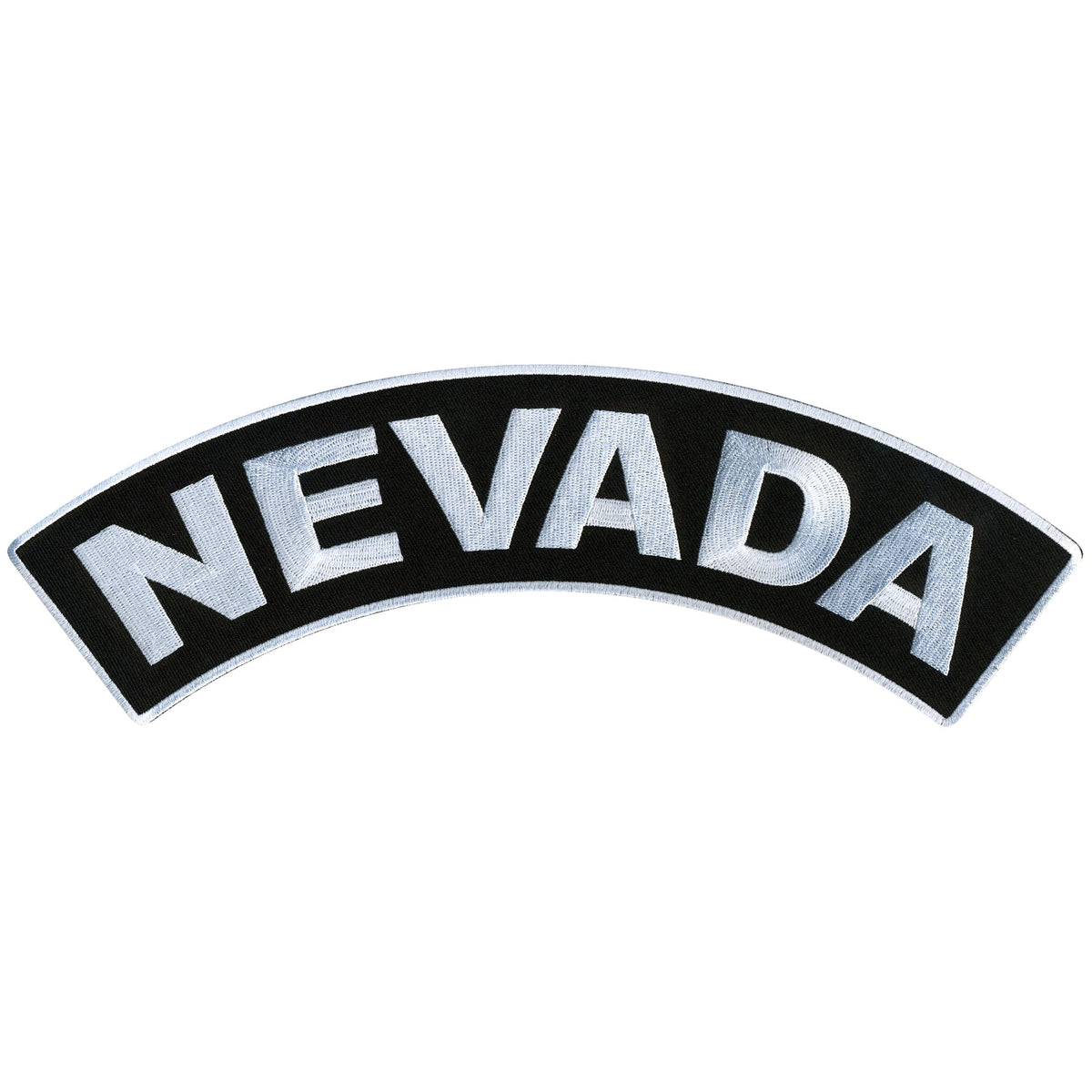 Hot Leathers Nevada 12" X 3" Top Rocker Patch