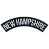 Hot Leathers New Hampshire 12" X 3" Top Rocker Patch