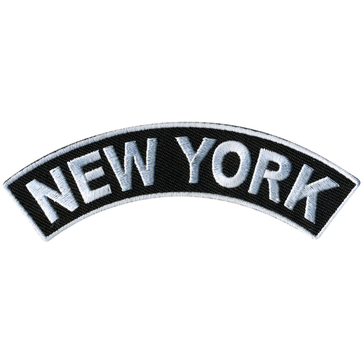 Hot Leathers New York  4” X 1” Top Rocker Patch