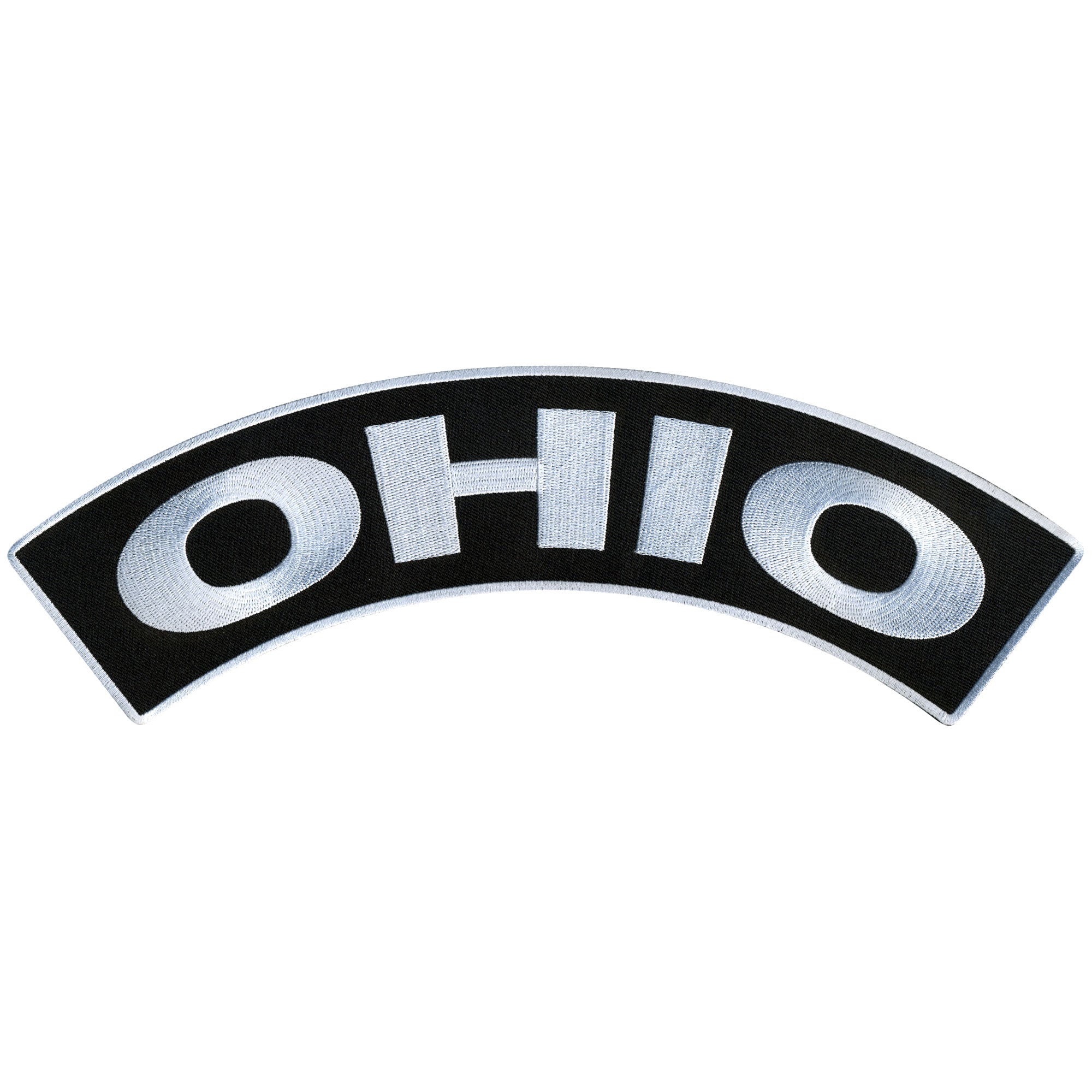 Hot Leathers Ohio 12” X 3” Top Rocker Patch