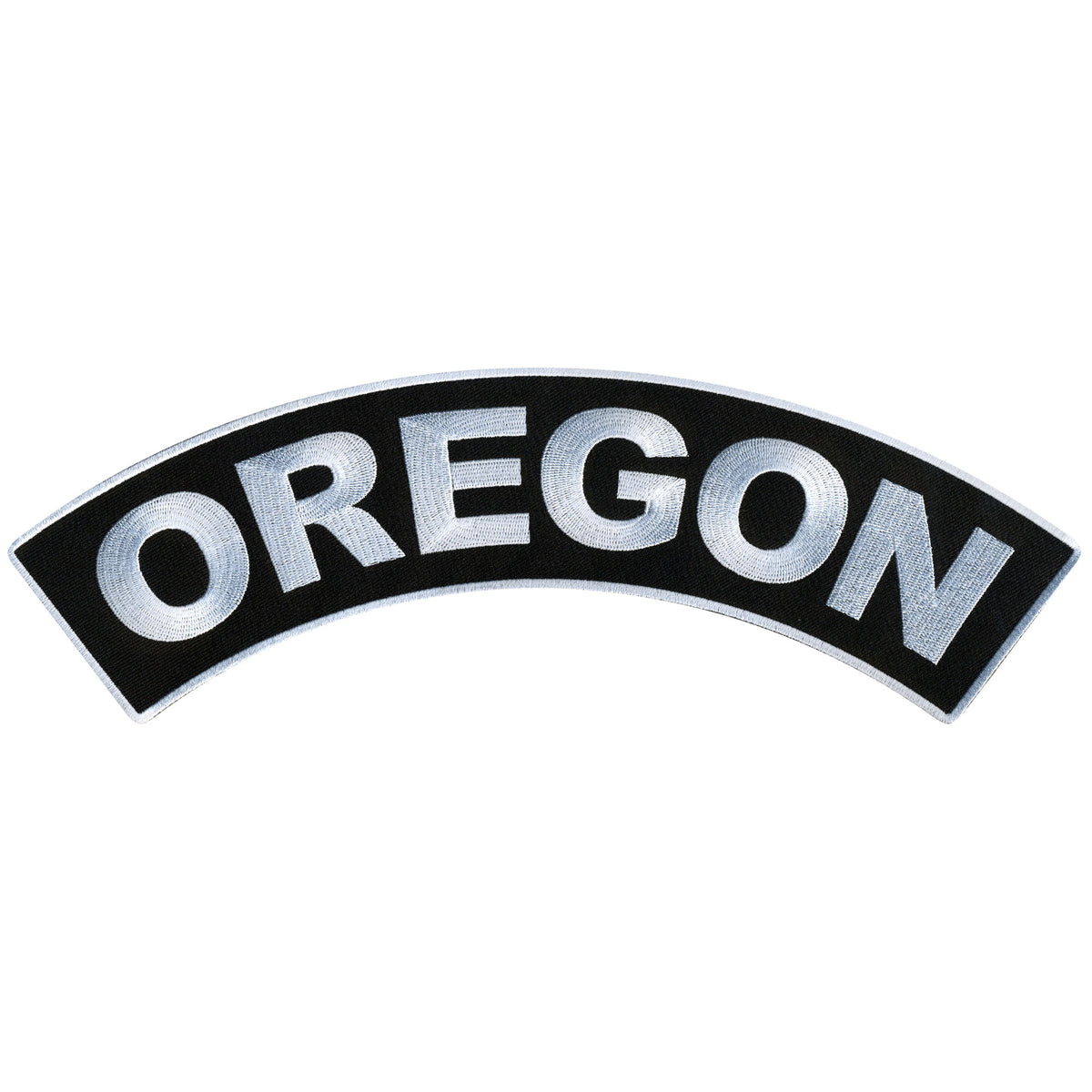 Hot Leathers Oregon 12” X 3” Top Rocker Patch