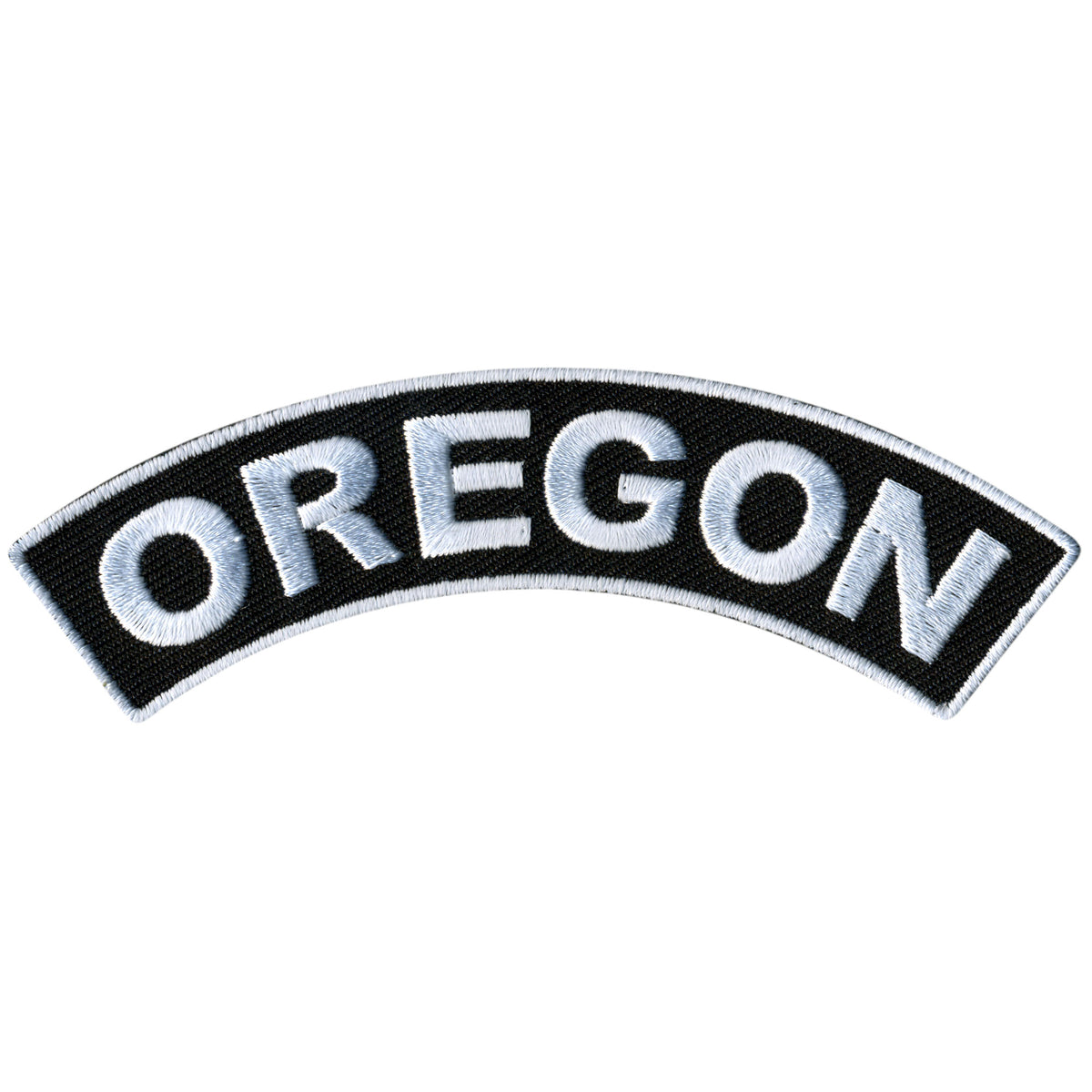 Hot Leathers Oregon 4” X 1” Top Rocker Patch