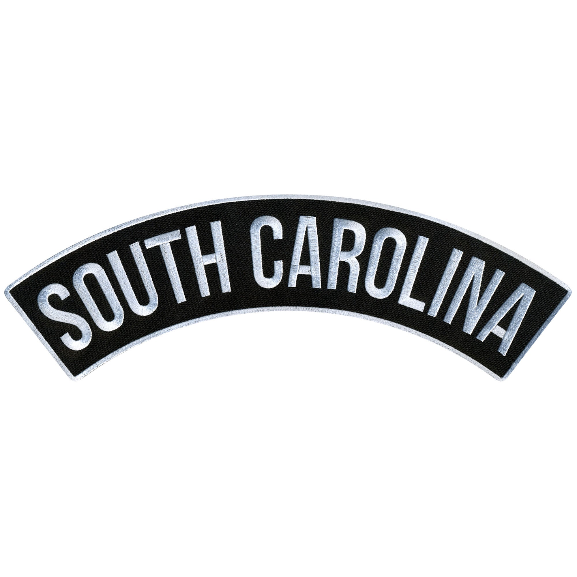 Hot Leathers South Carolina 12” X 3” Top Rocker Patch